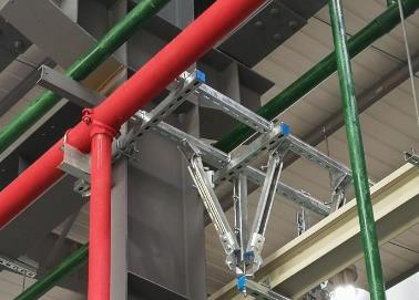 岳西该抗震支架的整体式支吊架结构协调性好